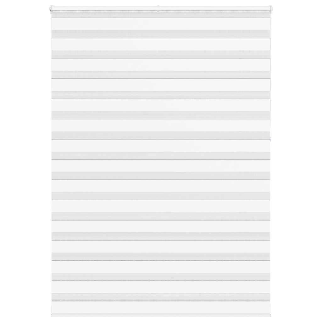 vidaXL Doppelrollo Weiß 165x230 cm Stoffbreite 160,9 cm Polyester