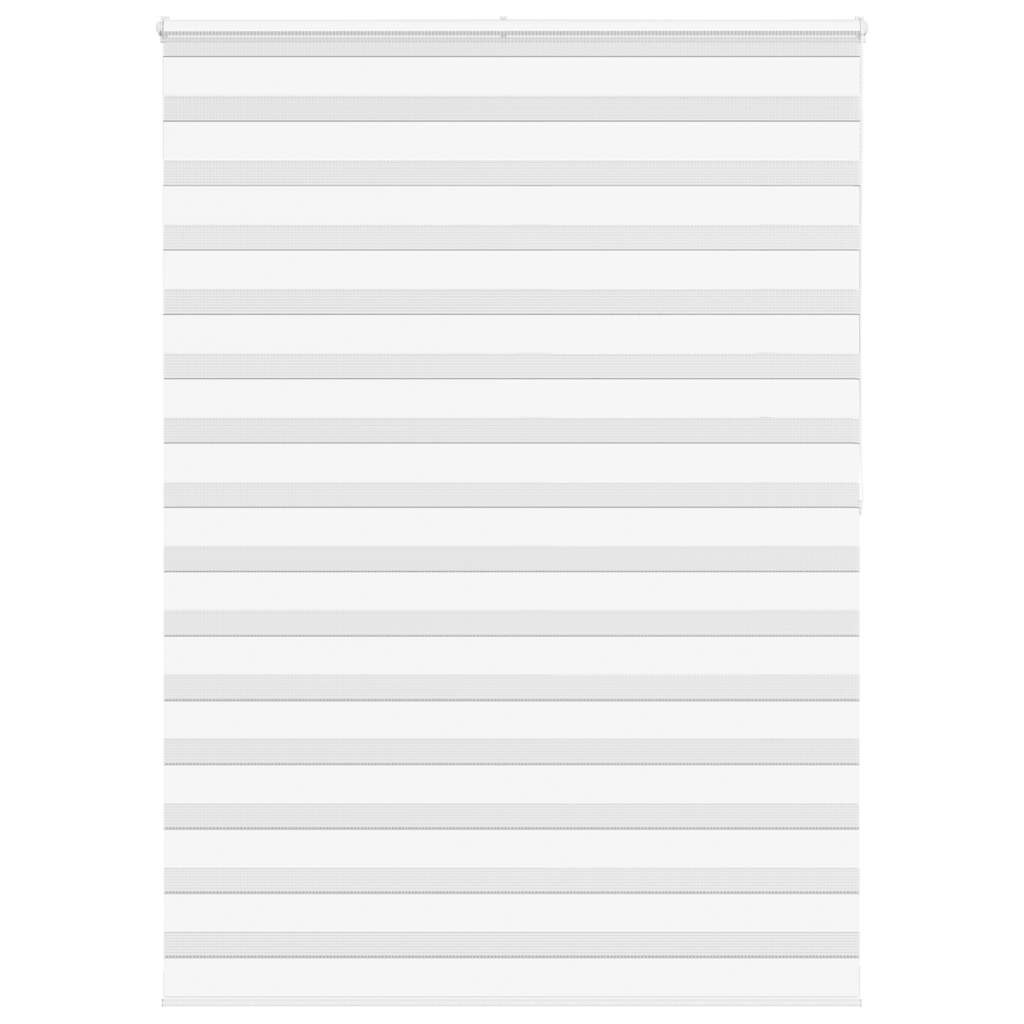 vidaXL Doppelrollo Weiß 160x200 cm Stoffbreite 155,9 cm Polyester