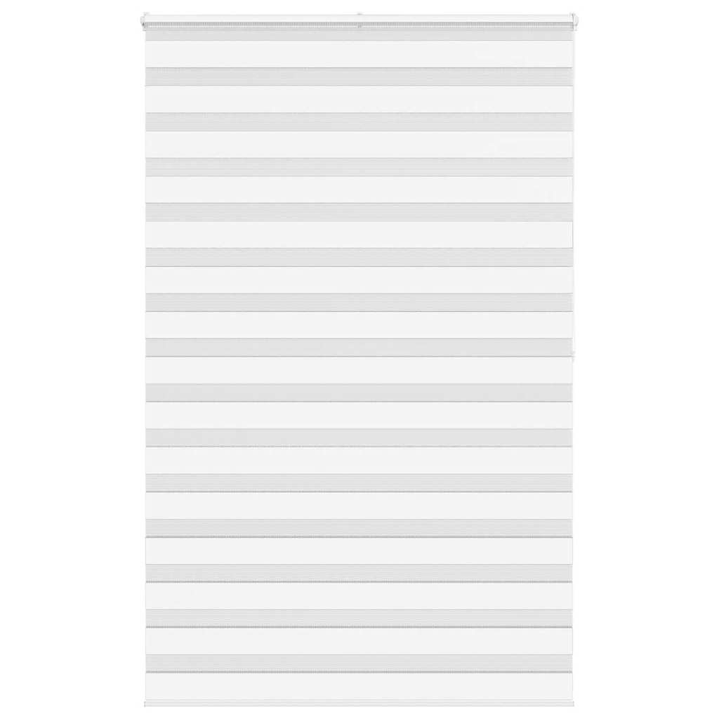 vidaXL Doppelrollo Weiß 150x200 cm Stoffbreite 145,9 cm Polyester