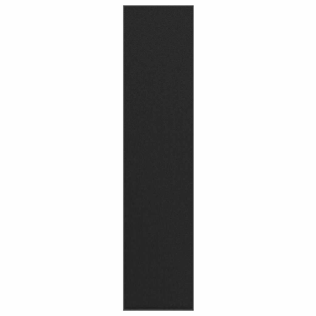 vidaXL Fußmatte Schwarz 115x500 cm