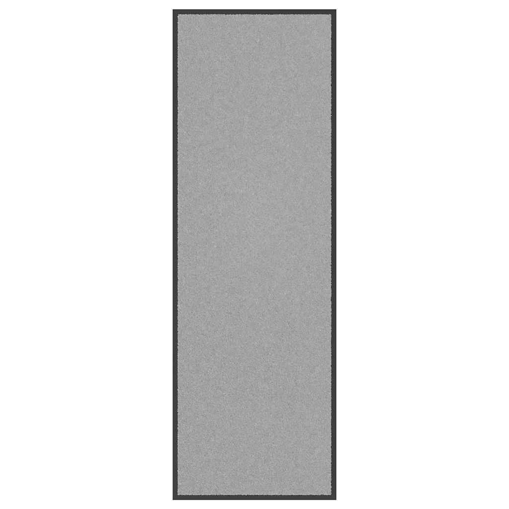 vidaXL Fußmatte Grau 60x180 cm
