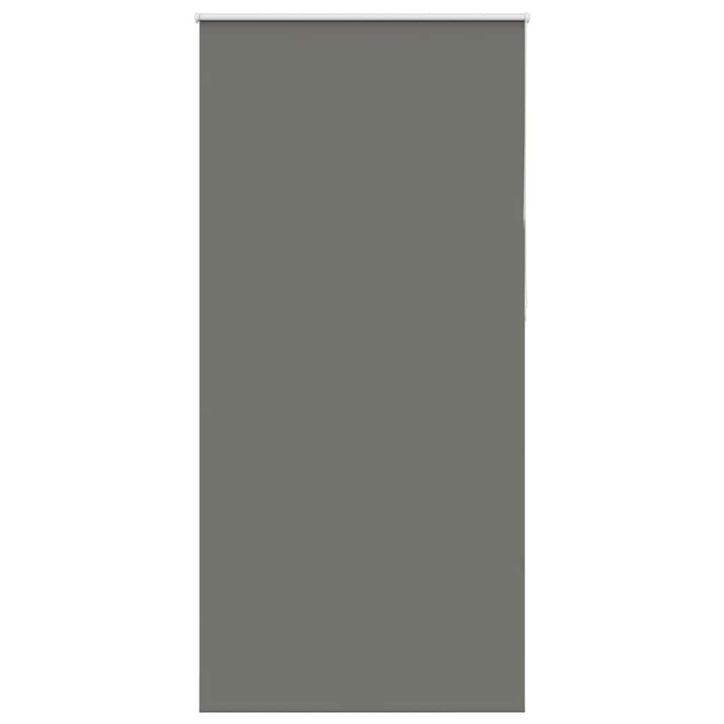 vidaXL Verdunkelungsrollo Grau 95x210 cm Stoffbreite 90,7 cm Polyester