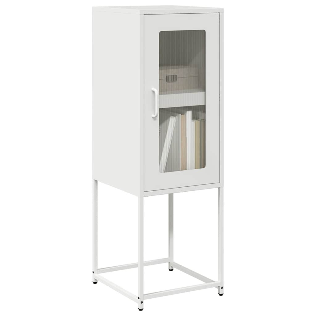 vidaXL Sideboard Weiß 36x39x107 cm Kaltgewalzter Stahl