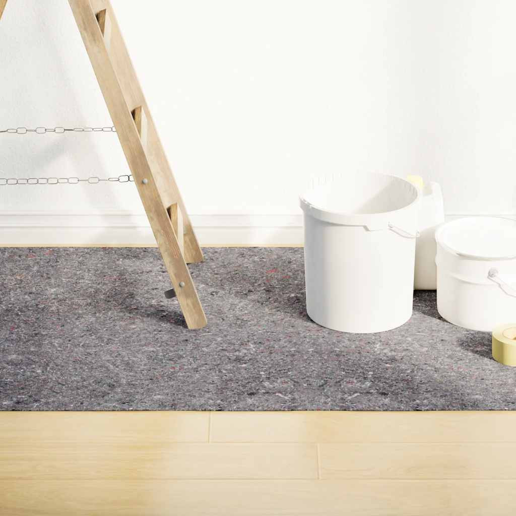 vidaXL Rutschfestes Malervlies 5 m 280 g/m² Grau