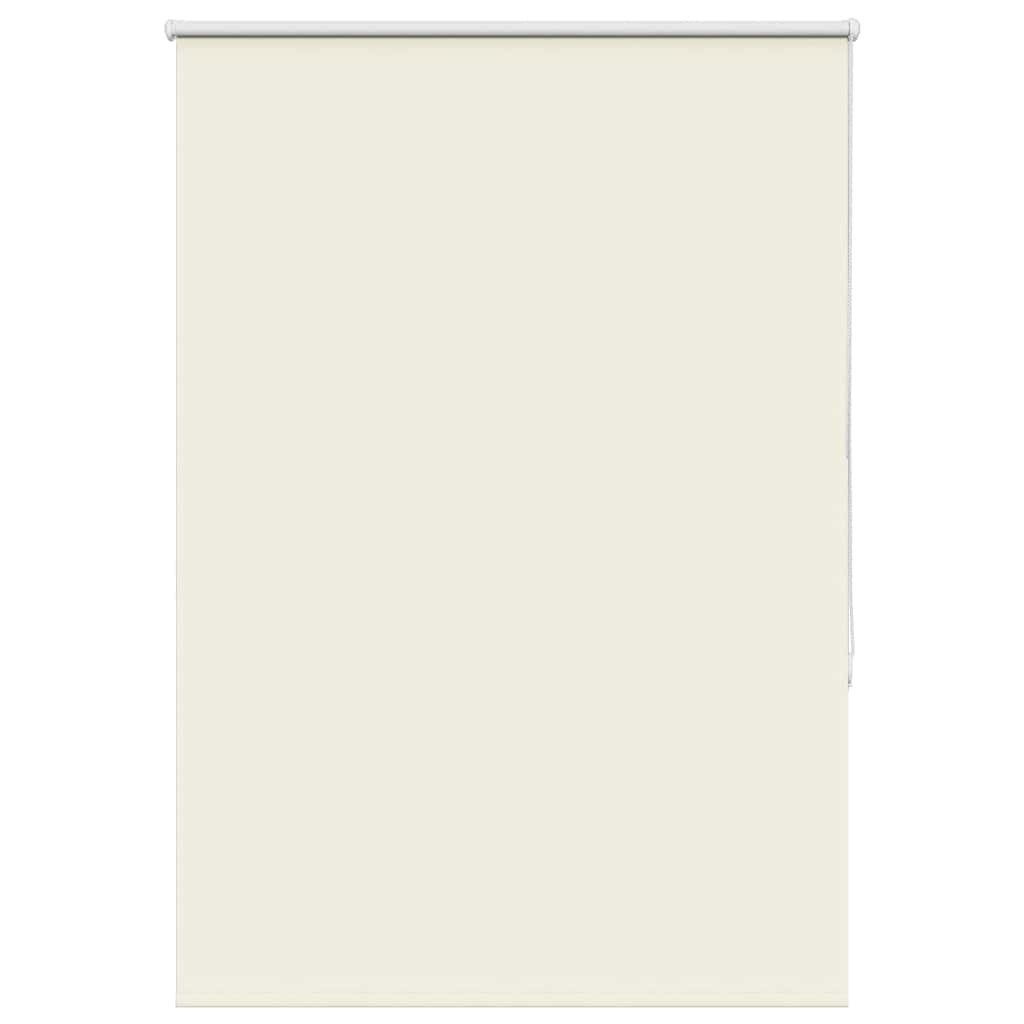 vidaXL Verdunkelungsrollo Cremeweiß 100x150cm Stoffbreite 95,7cm