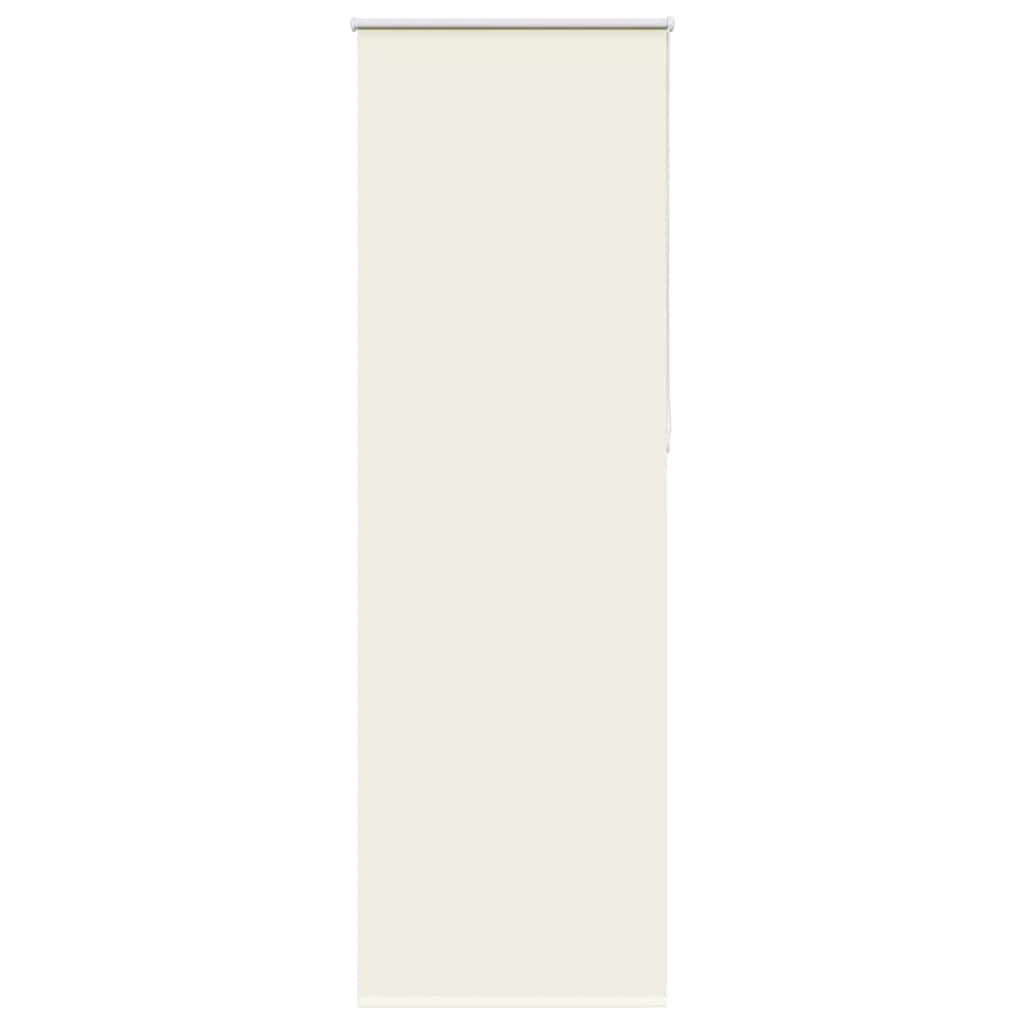 vidaXL Verdunkelungsrollo Cremeweiß 85x210cm Stoffbreite 80,7 cm