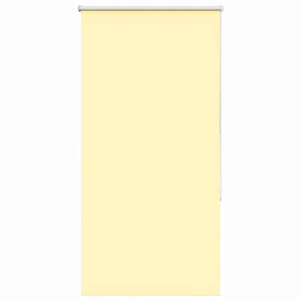 vidaXL Verdunkelungsrollo Gelb 80x130 cm Stoffbreite 75,7 cm Polyester