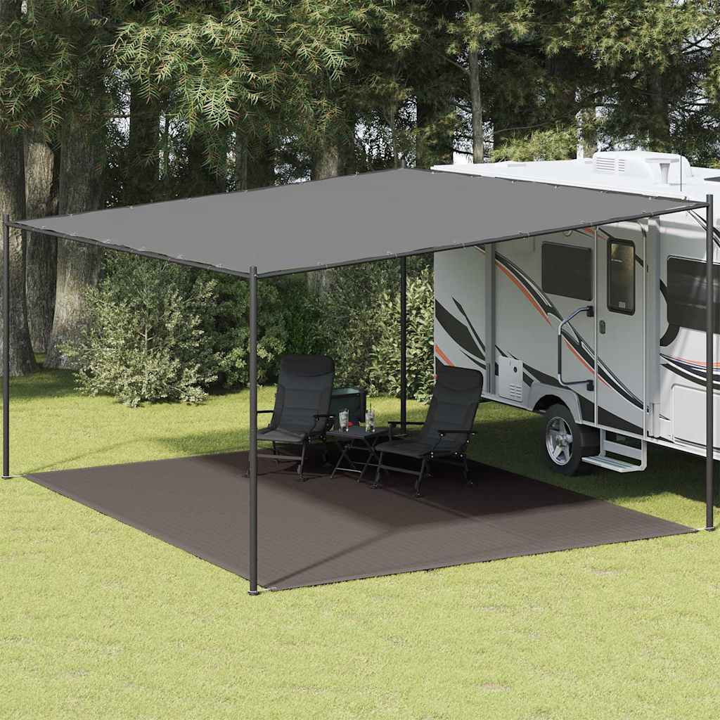 vidaXL Zeltteppich 400x500 cm Anthrazit