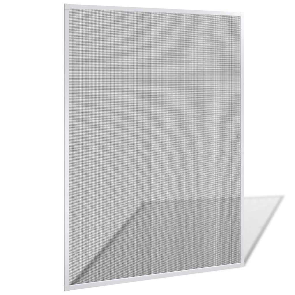 Insektengitter für Fenster 120 x 140 cm weiß