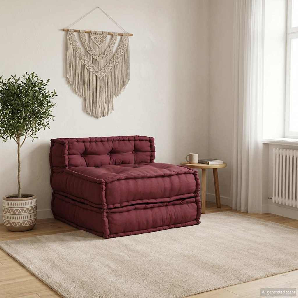vidaXL Modulares Sofaelement Kastanienbraun 70x70x54 cm Stoff