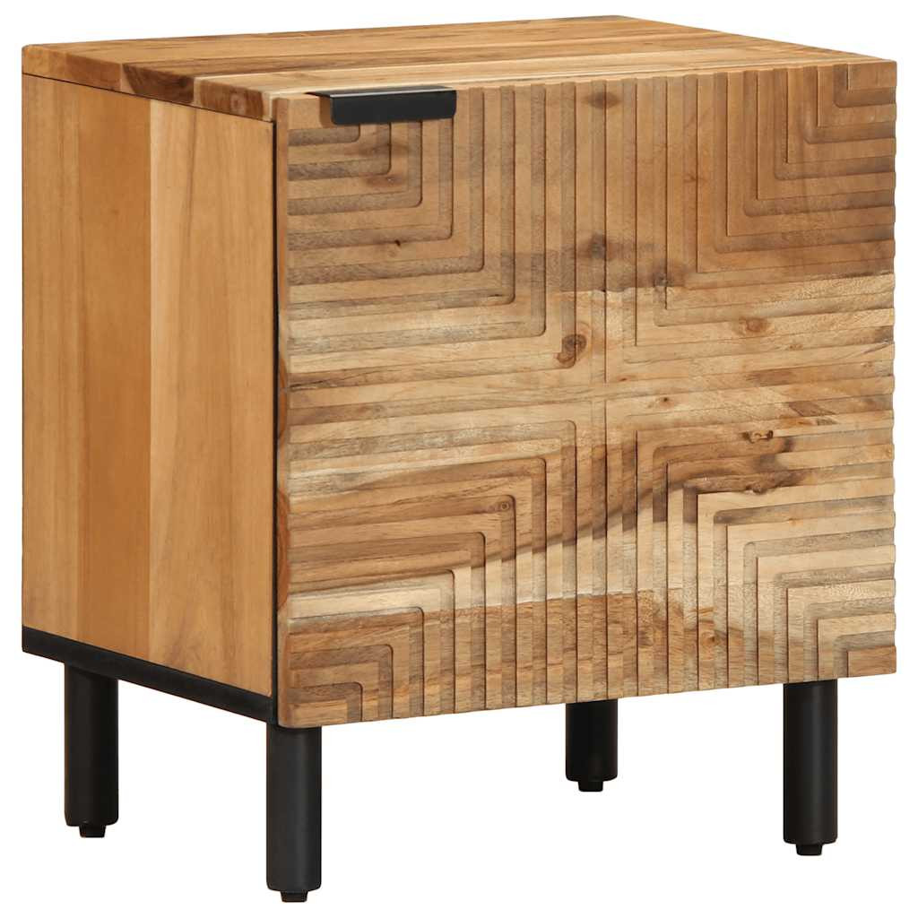 vidaXL Nachttisch 40x33x46 cm Massivholz Akazie