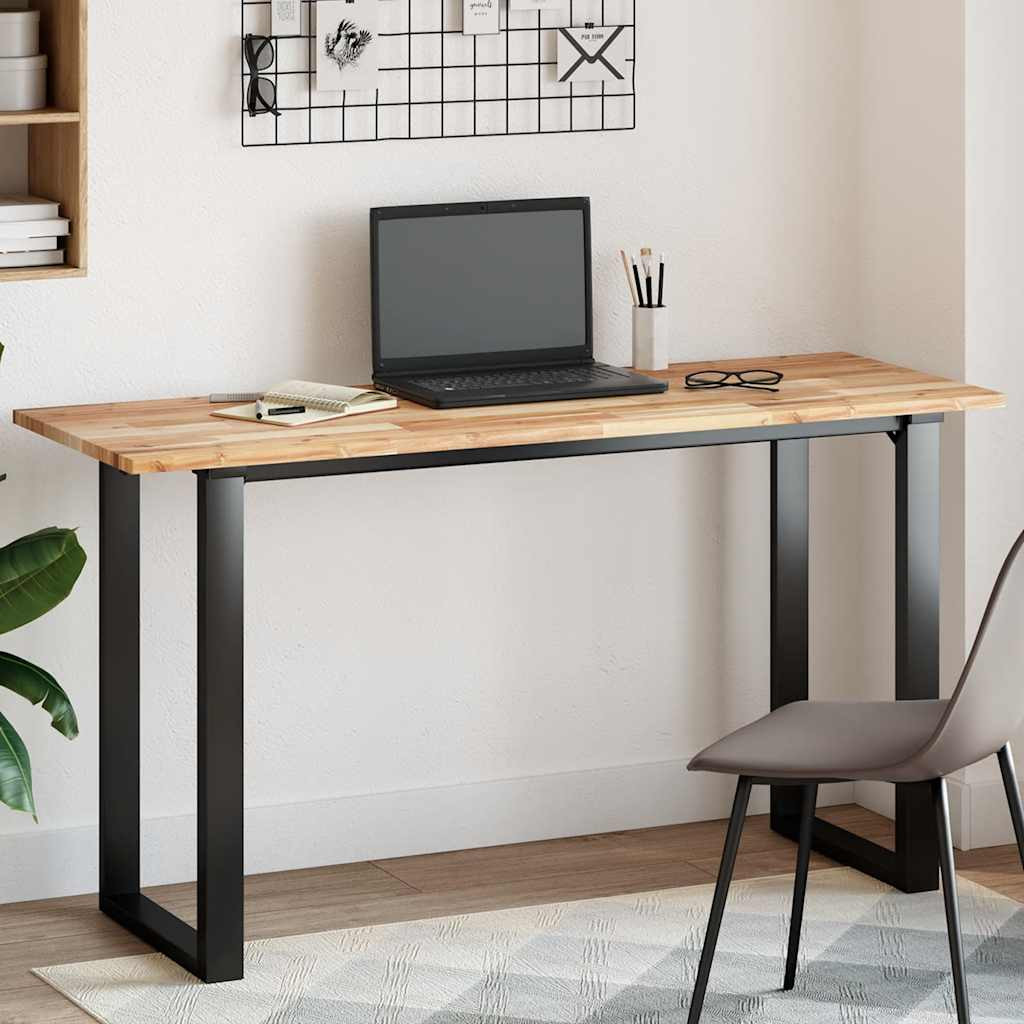 vidaXL Tischplatte Rechteckig 120x50x2 cm Massivholz Akazie