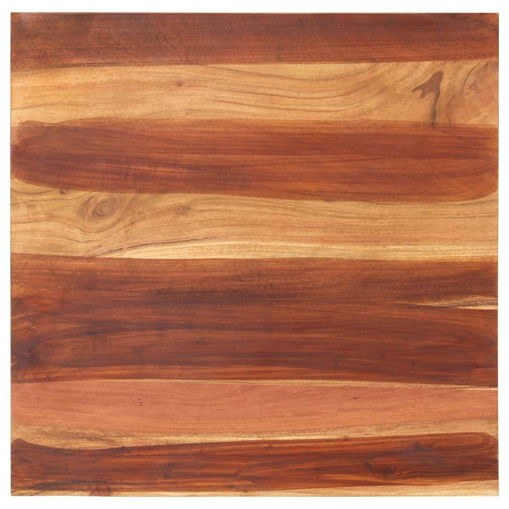 vidaXL Tischplatte Massivholz Akazie 25-27 mm 70x70 cm