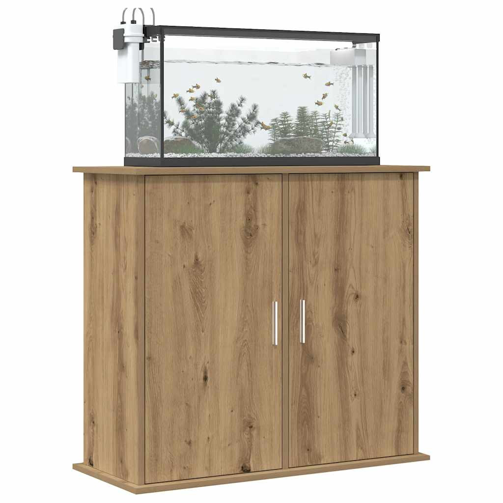 vidaXL Aquariumständer Artisan Oak 81 x 36 x 73 cm Holzwerkstoff