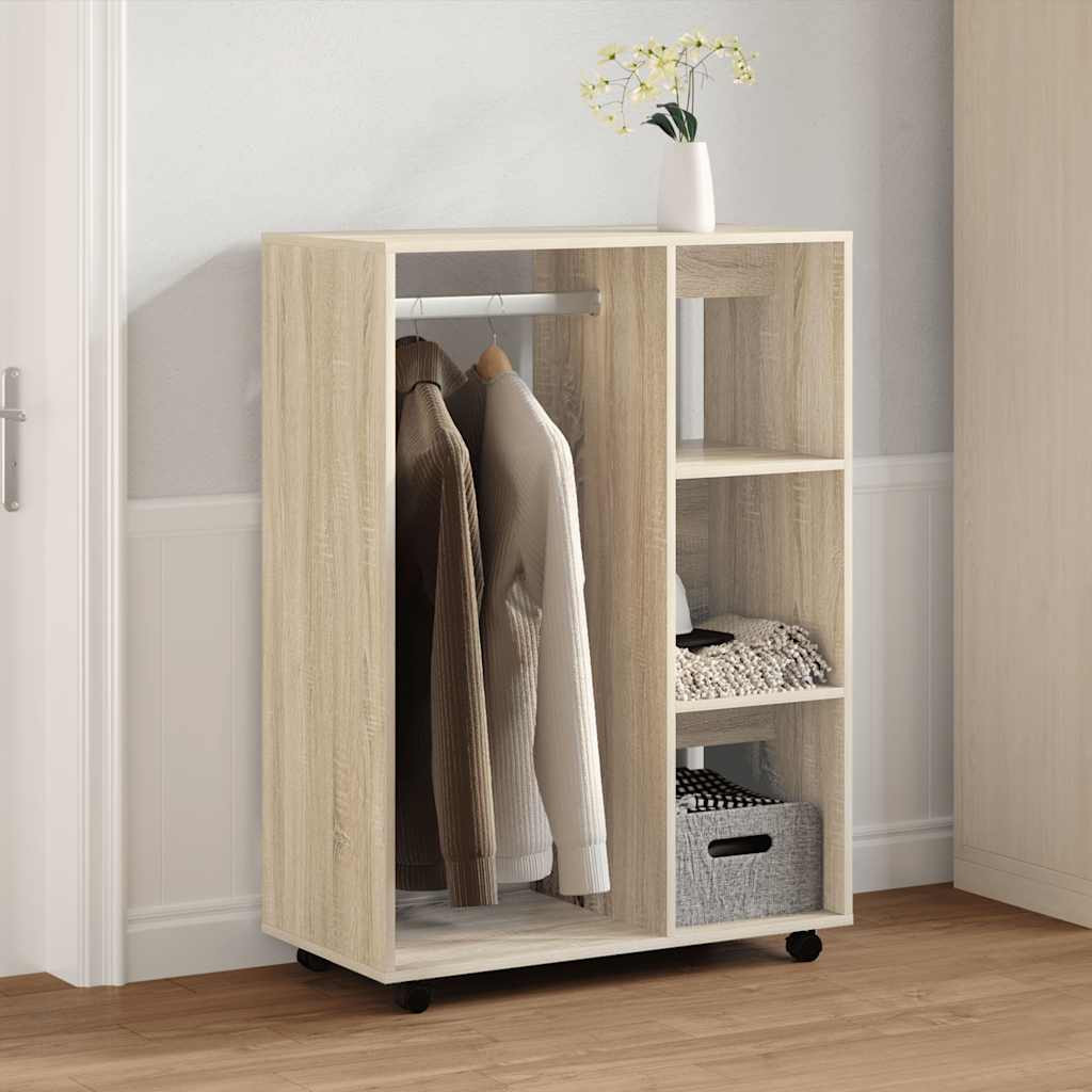 vidaXL Kleiderschrank Sonoma-Eiche 80x40x110 cm Holzwerkstoff