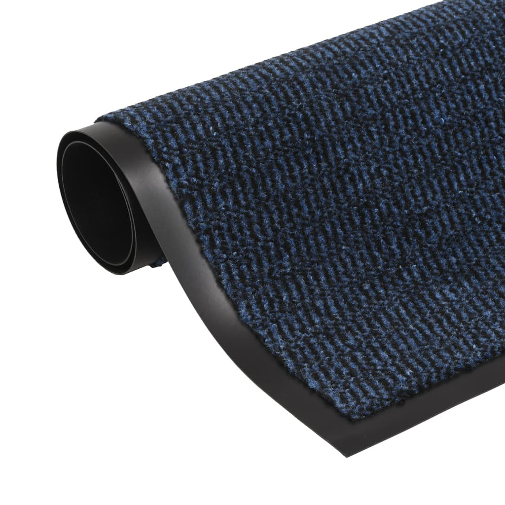 vidaXL Schmutzfangmatte Rechteckig Getuftet 90x150 cm Blau