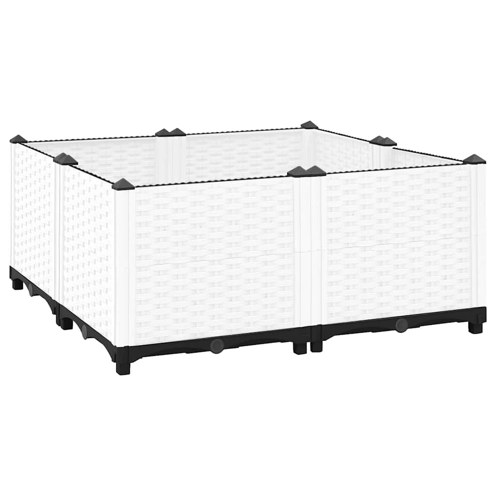vidaXL Hochbeet 80x80x38 cm Polypropylen