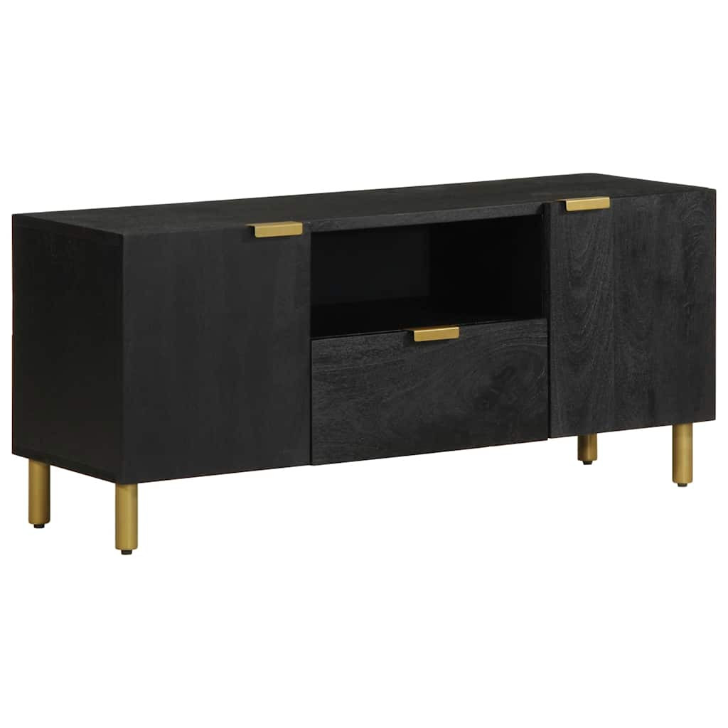 vidaXL TV-Schrank Schwarz 105x33x46 cm Holzwerkstoff