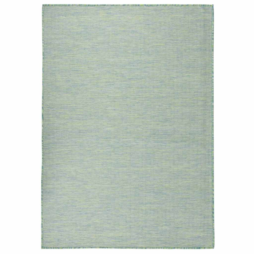 vidaXL Outdoor-Teppich Flachgewebe 200x280 cm Türkis