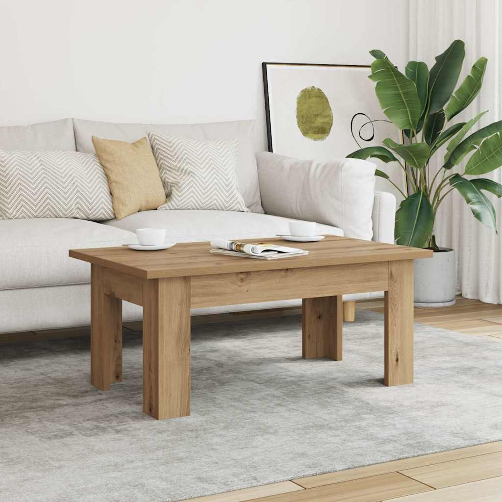 vidaXL Couchtisch Artisan-Eiche 100x60x42 cm Holzwerkstoff