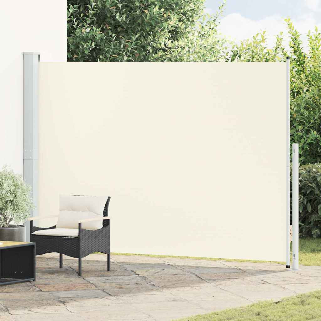 vidaXL Seitenmarkise Ausziehbar 200x300 cm Creme