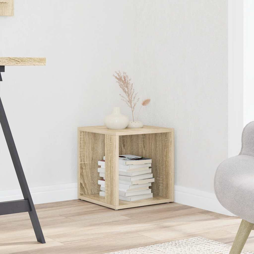 vidaXL Beistelltisch Sonoma-Eiche 33x33x34,5 cm Holzwerkstoff