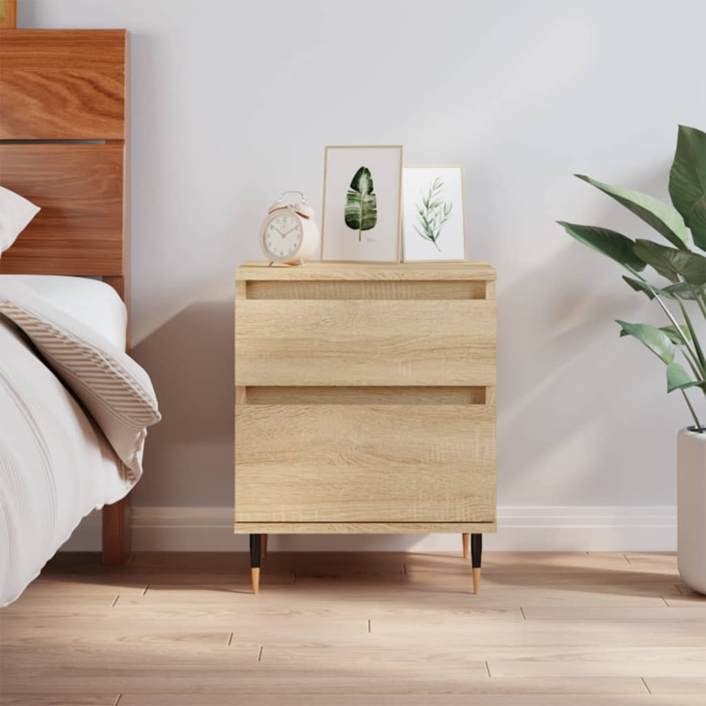 vidaXL Nachttisch Sonoma-Eiche 40x35x50 cm Holzwerkstoff