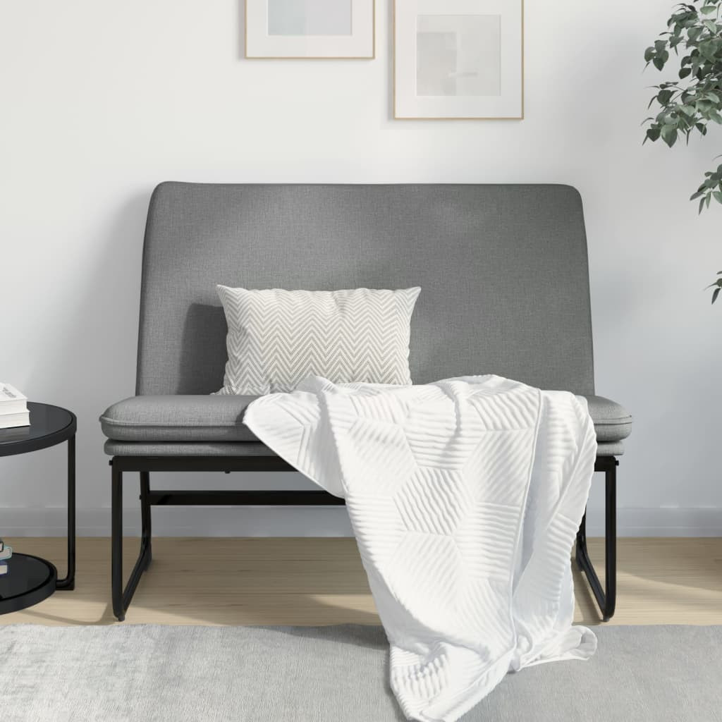 vidaXL Sitzbank Dunkelgrau 100x75x76 cm Stoff