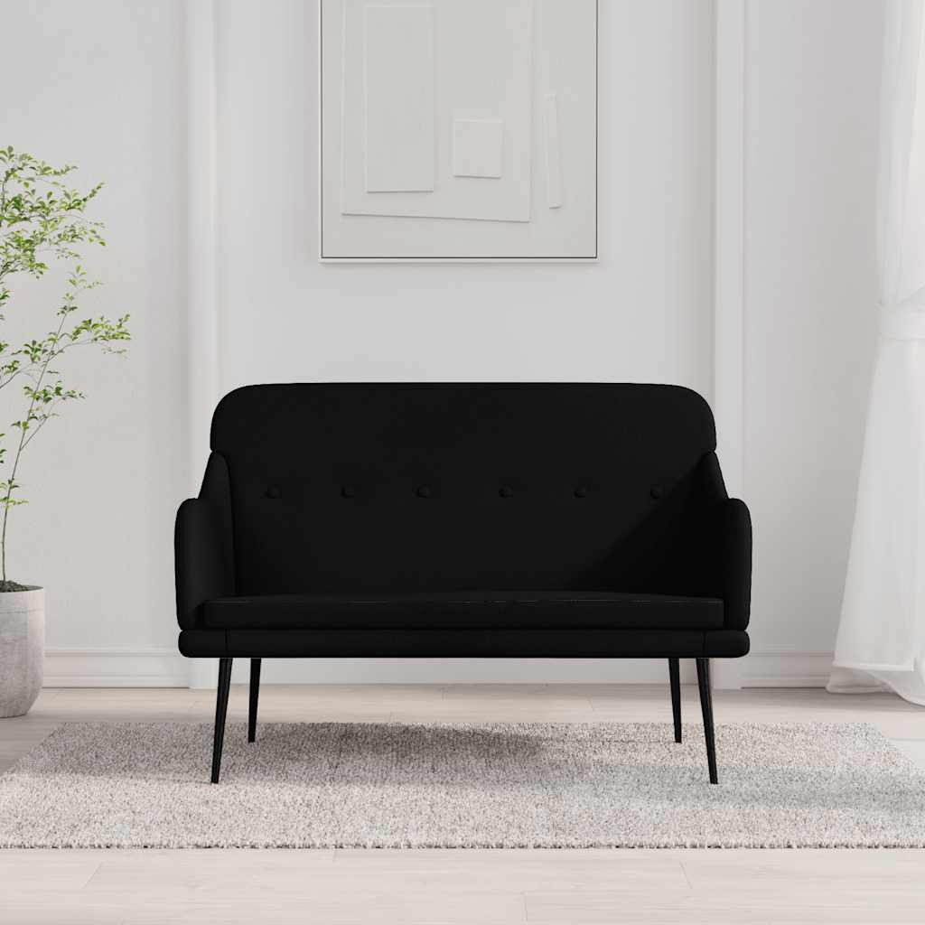 vidaXL Sitzbank Schwarz 110x76x80 cm Stoff