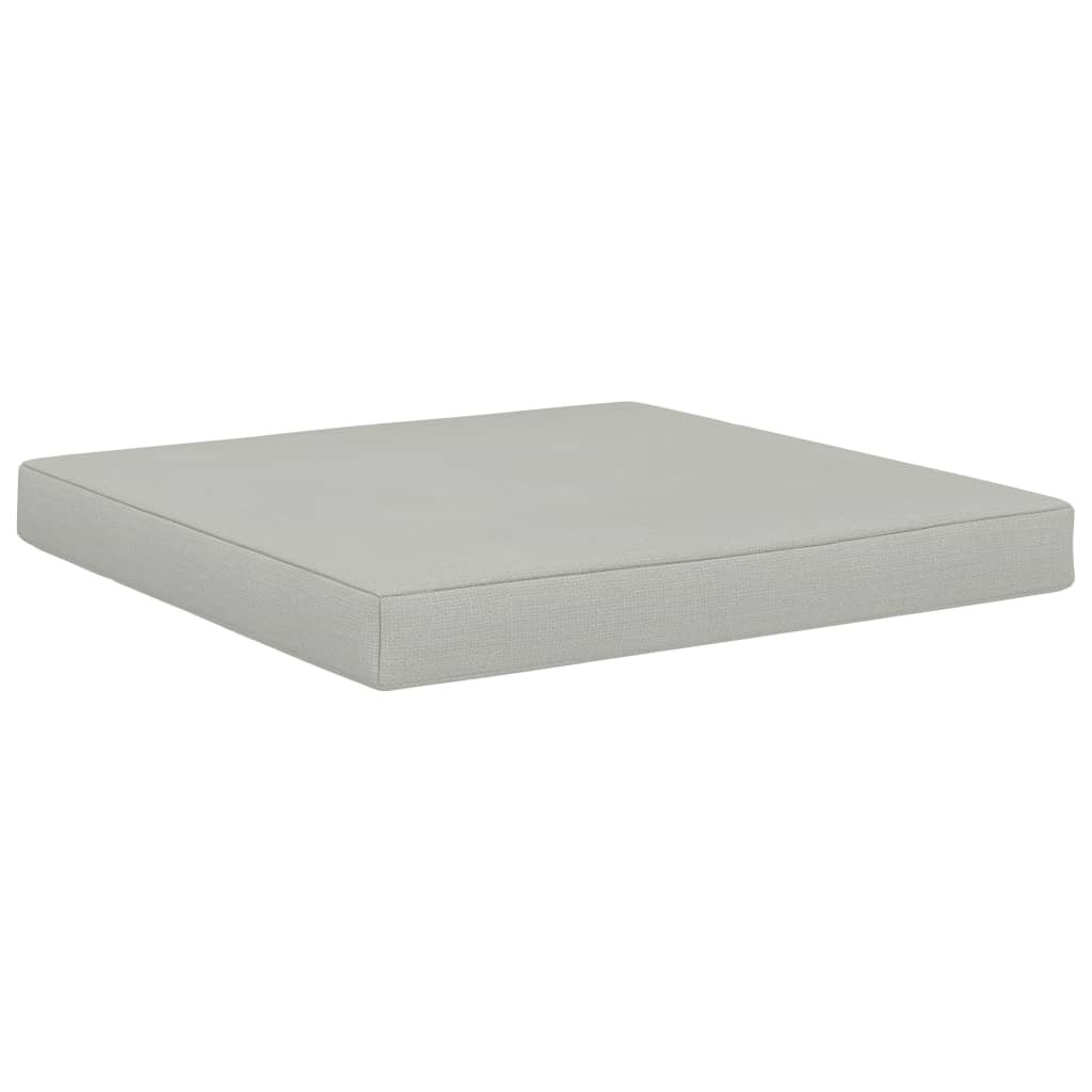 vidaXL Palettenkissen 60x61,5x6 cm Beige Stoff