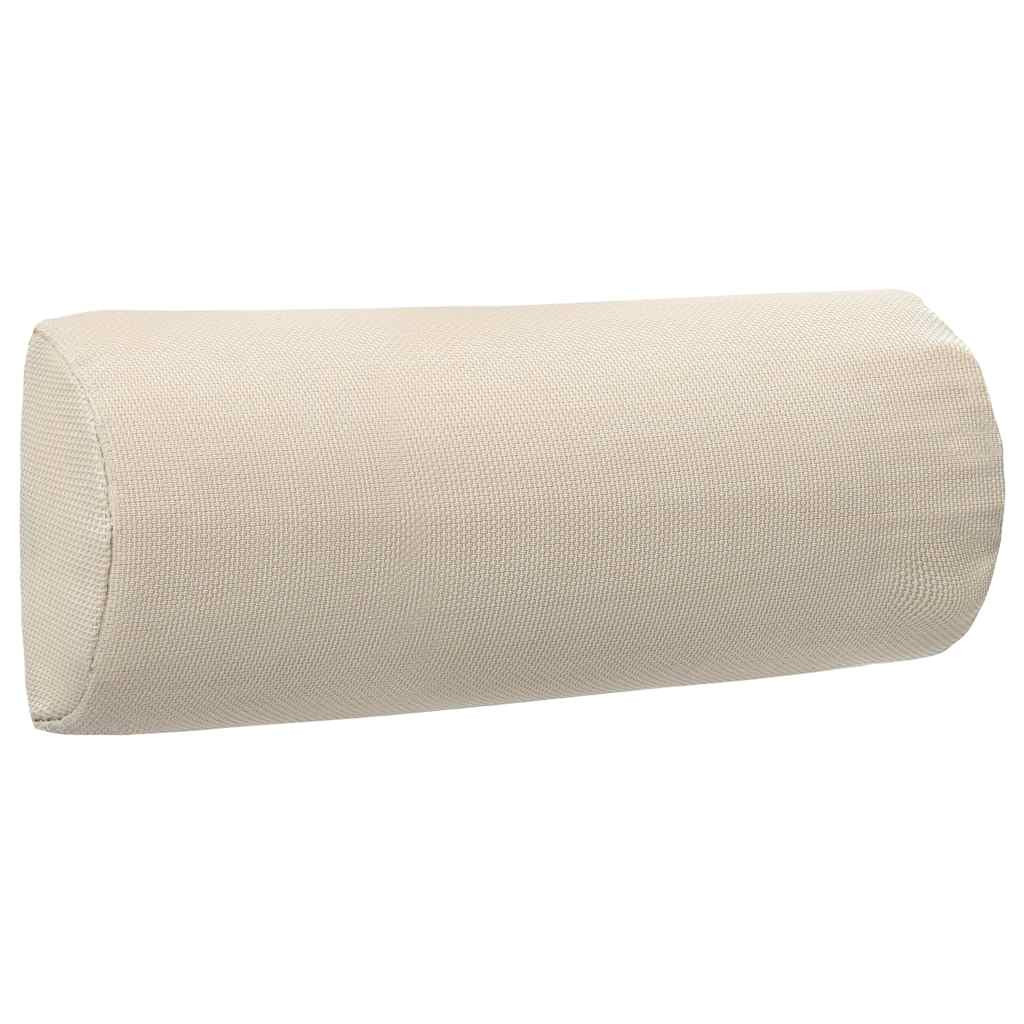 vidaXL Kopfstütze für Liegestuhl Cremeweiß 40 x 7,5 x 15 cm Textilene