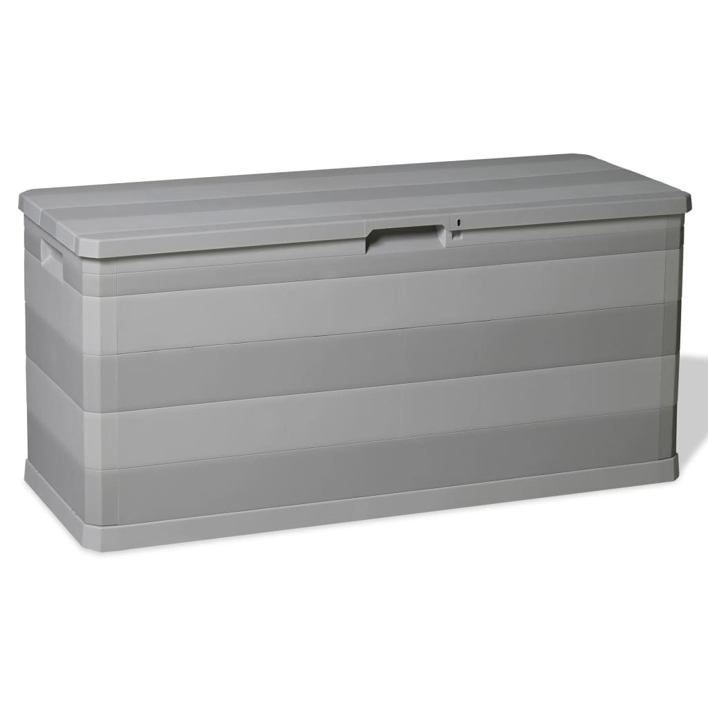vidaXL Gartenbox Grau 117×45×56 cm