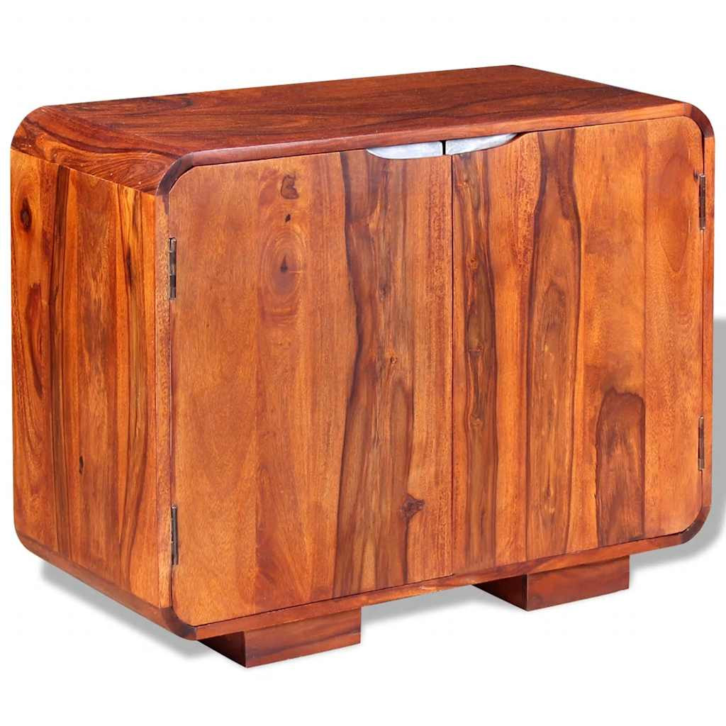 vidaXL Sideboard Massivholz Akazie 75x35x60 cm