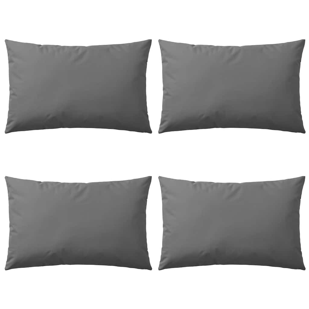 vidaXL Gartenkissen 4 Stk. 60 x 40 cm Grau