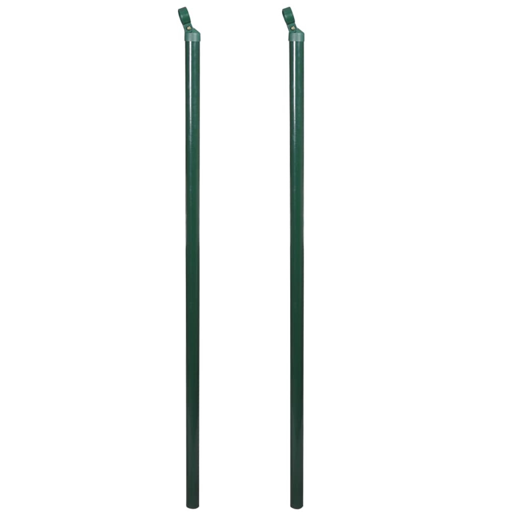 vidaXL Zaunstreben 2 Stk. 200 cm