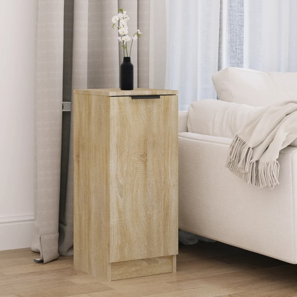 vidaXL Sideboard Sonoma-Eiche 30x30x70 cm Holzwerkstoff