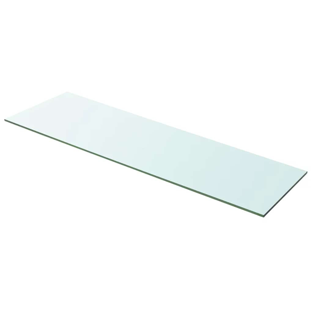 vidaXL Regalboden Glas Transparent 100x30 cm