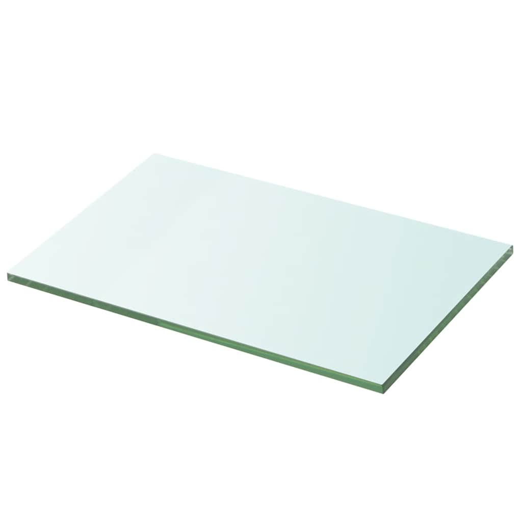 vidaXL Regalboden Glas Transparent 20x30 cm