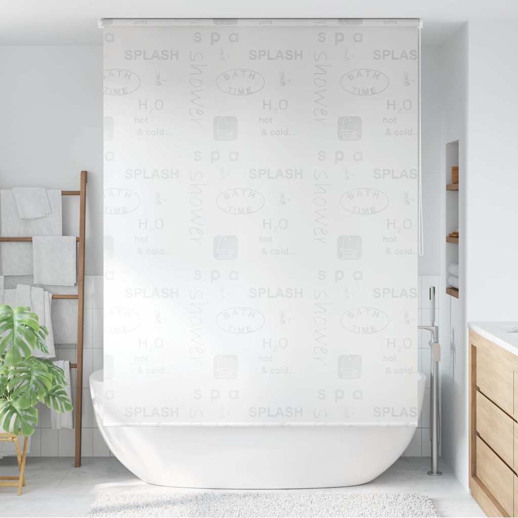 vidaXL Duschrollo 140x240 cm Splash-Design