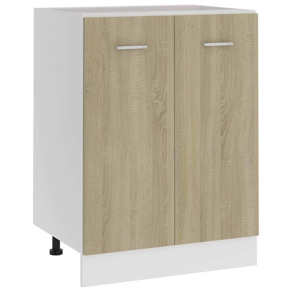 vidaXL Unterschrank Lyon Sonoma-Eiche 60x46x81,5 cm Holzwerkstoff