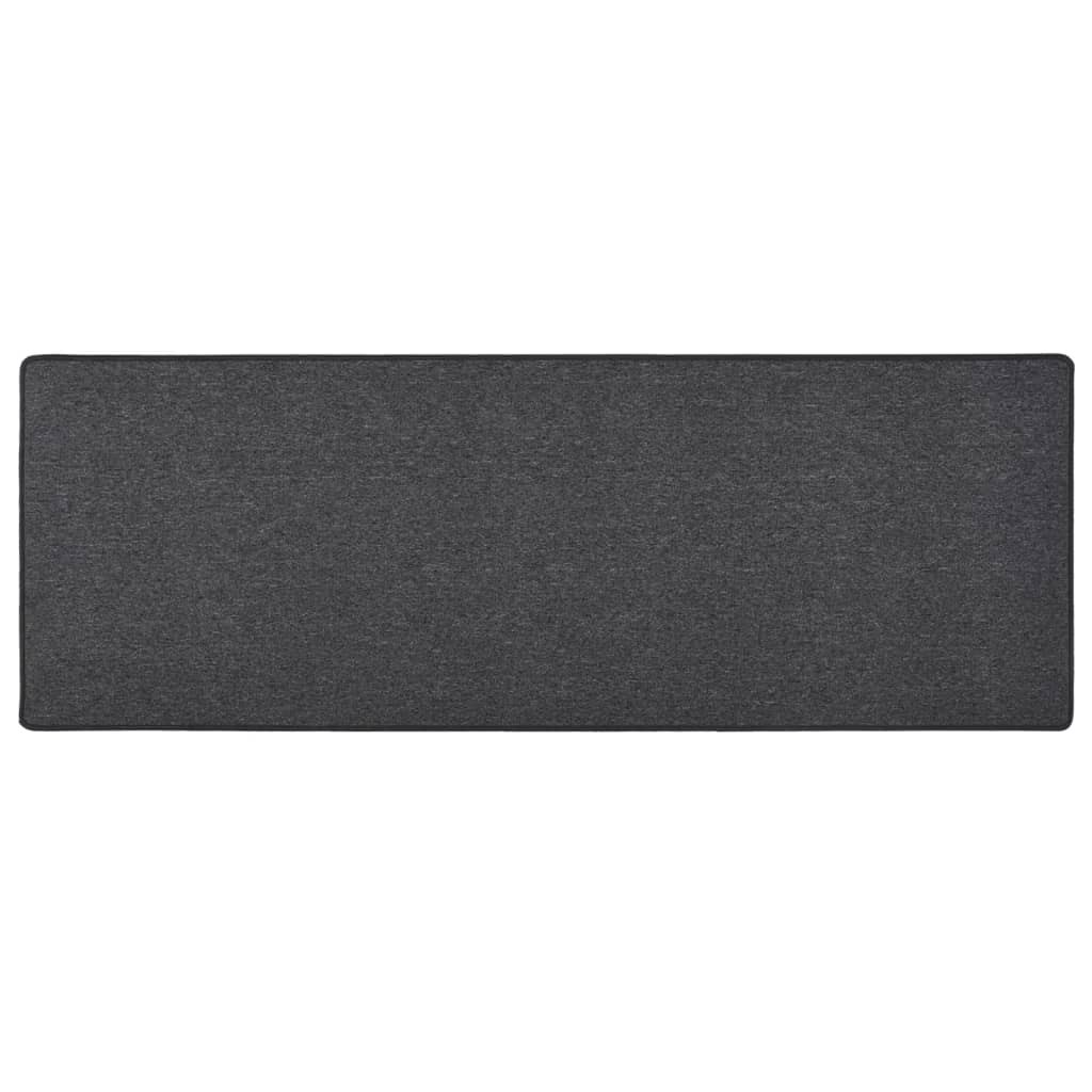 vidaXL Teppichläufer Anthrazit 50x150 cm