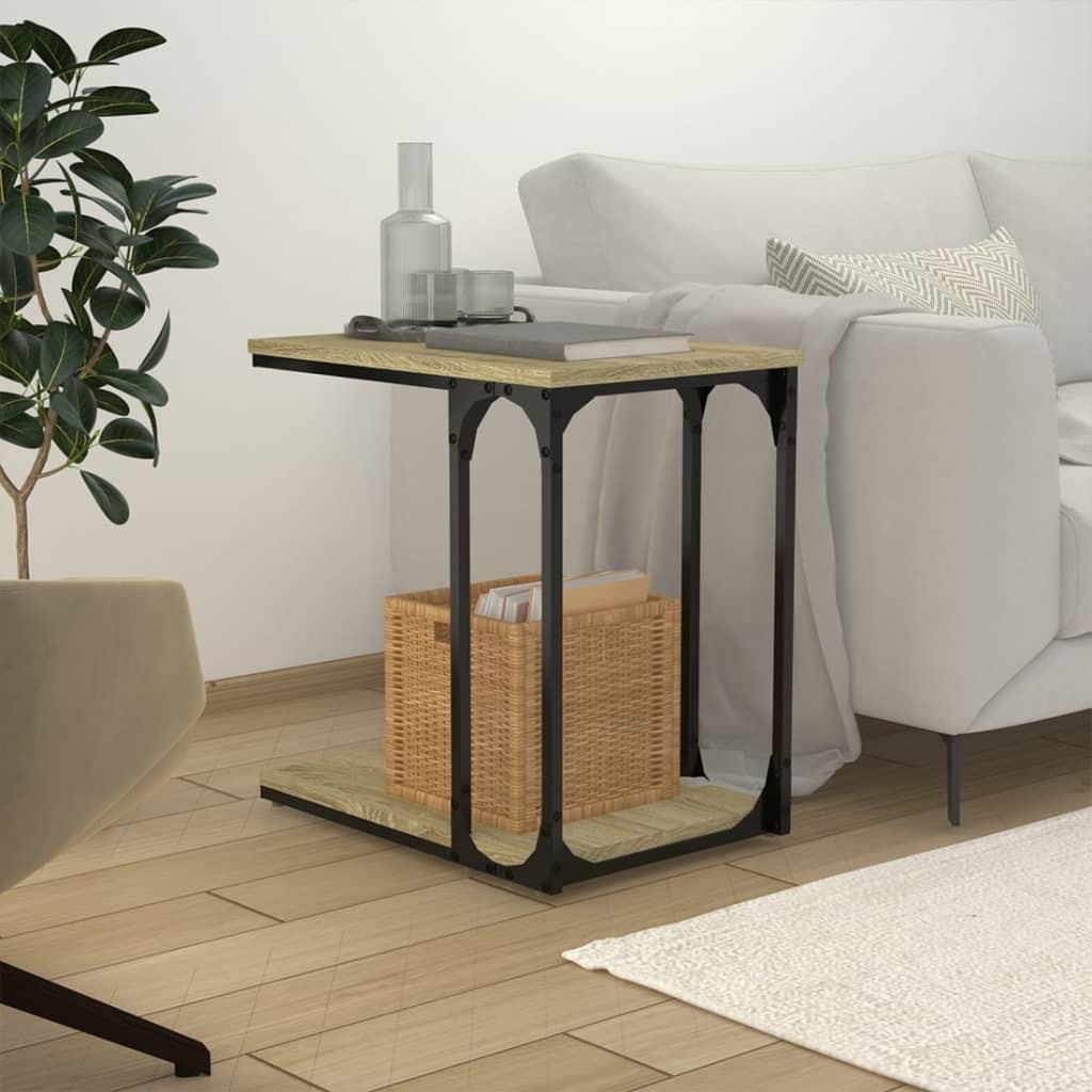 vidaXL Beistelltisch Sonoma-Eiche 50x35x52 cm Holzwerkstoff