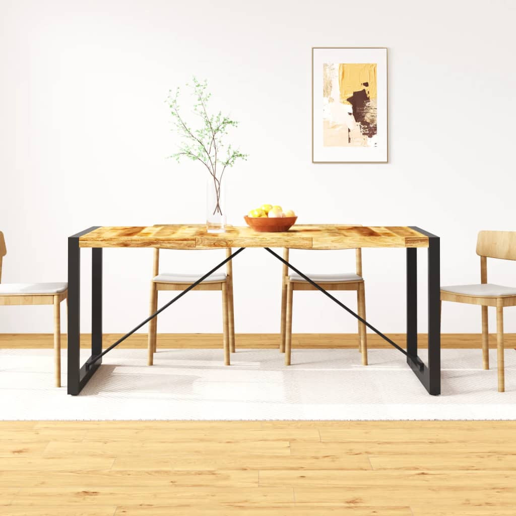 vidaXL Esstisch Raues Massives Mangoholz 180 cm