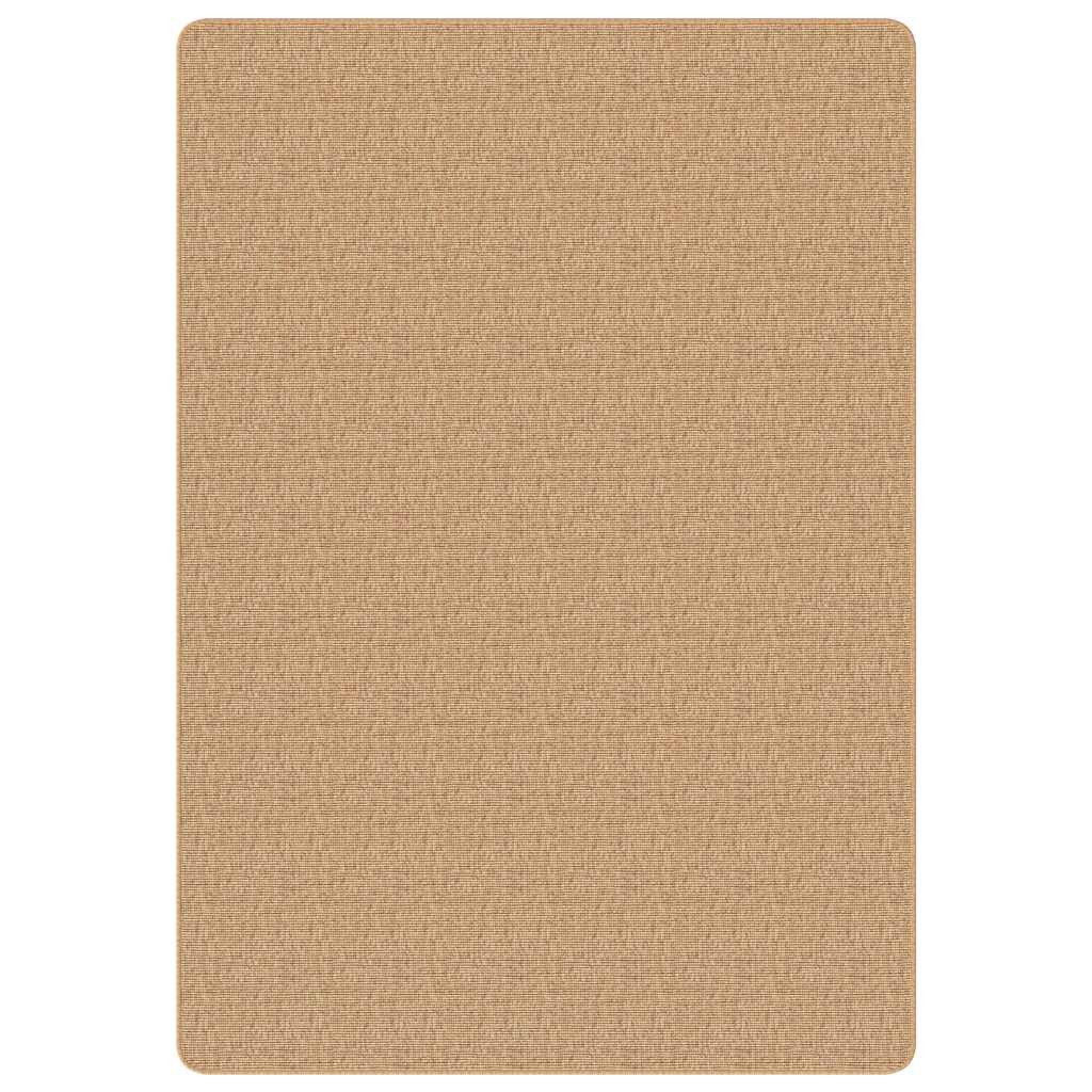 vidaXL Teppich Jute mit Latexrücken 160x230 cm Natur