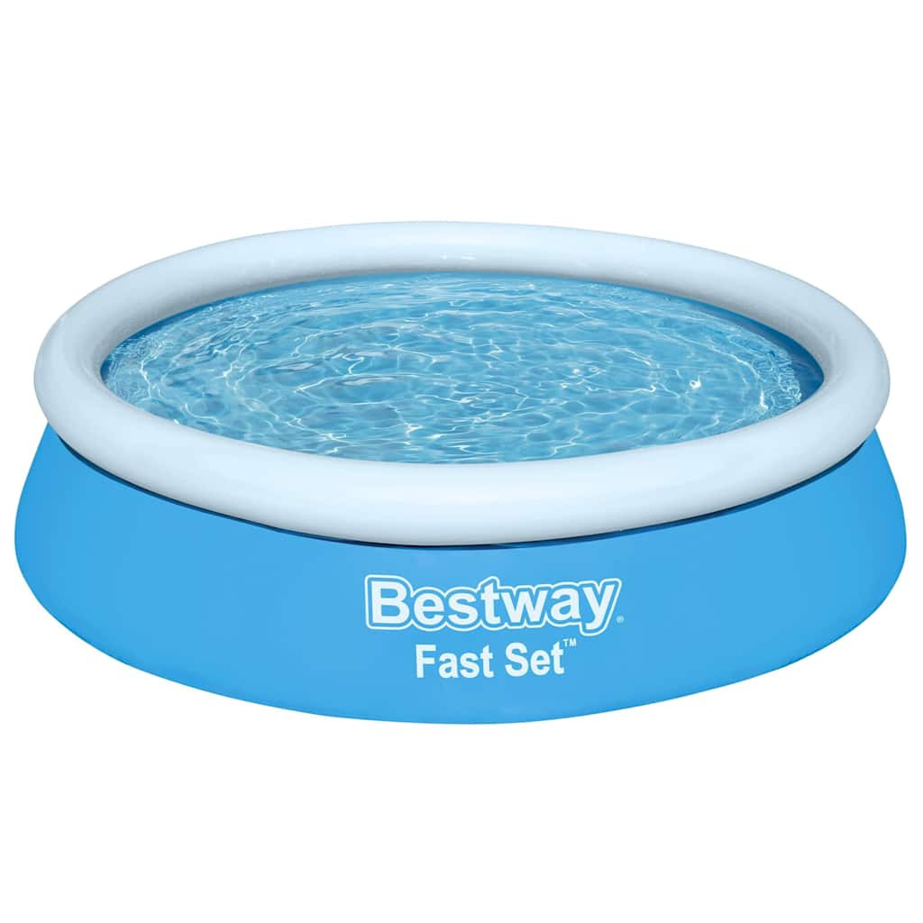 Bestway Fast Set Aufblasbarer Pool Rund 183x51 cm Blau