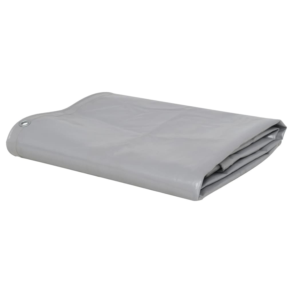 vidaXL Abdeckplane 650 g/m² 3x4 m Grau