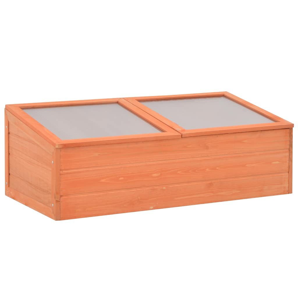 vidaXL Frühbeet Holz 100x50x34 cm