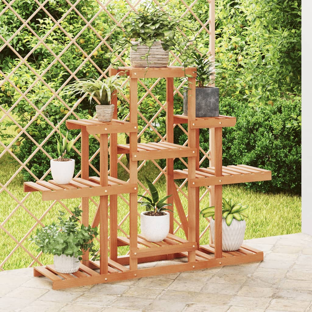 vidaXL Blumenständer 110x25x96 cm Massivholz Tanne