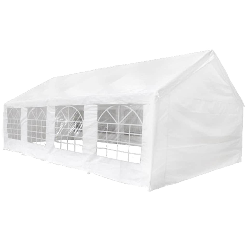 vidaXL Pavillon Weiß 8 x 4 m