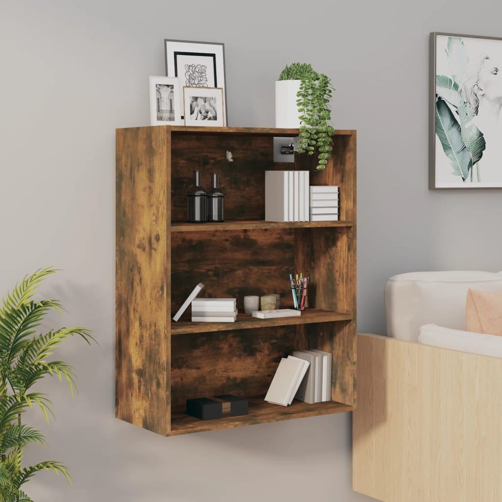 vidaXL Hängeschrank Räuchereiche 69,5x32,5x90 cm